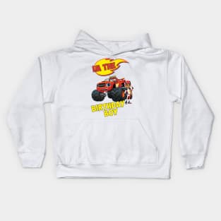 Blaze of Birthday Boy Kids Hoodie